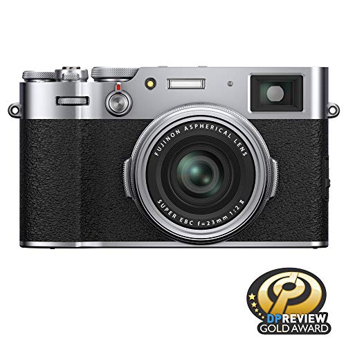 FUJIFILM X100V Digital Camera - 26.1MP APS-C Sensor, 23mm F2 Lens, 4K Video, Compact Travel & Street Photography Camera for Professionals & Enthusiasts | Perfect for Travel, Vlogging & Everyday Photography