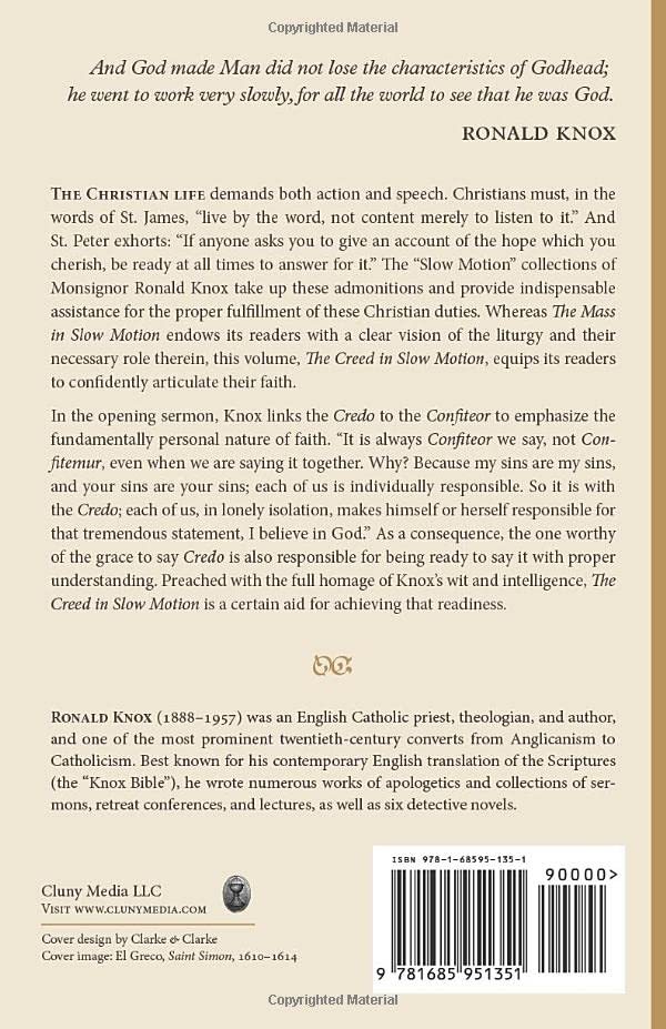 The Creed in Slow Motion - A Thought-Provoking Exploration of Faith | Perfect for Book Clubs, Spiritual Growth & Personal Reflection