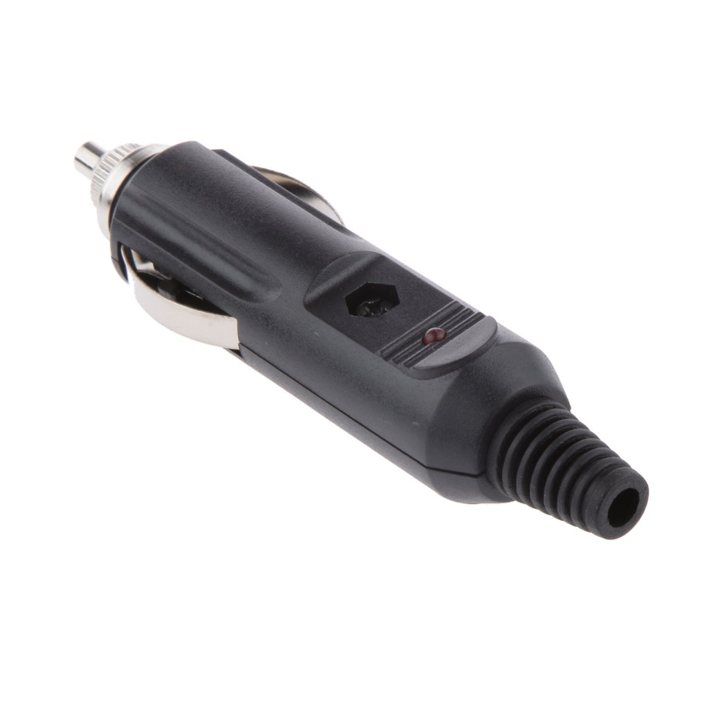 12V 5A Car Cigarette Lighter Plug with Fuse - Universal Power Adapter for GPS, Dash Cam, Phone Charger & Car Accessories - Perfect for Road Trips & Daily Commute