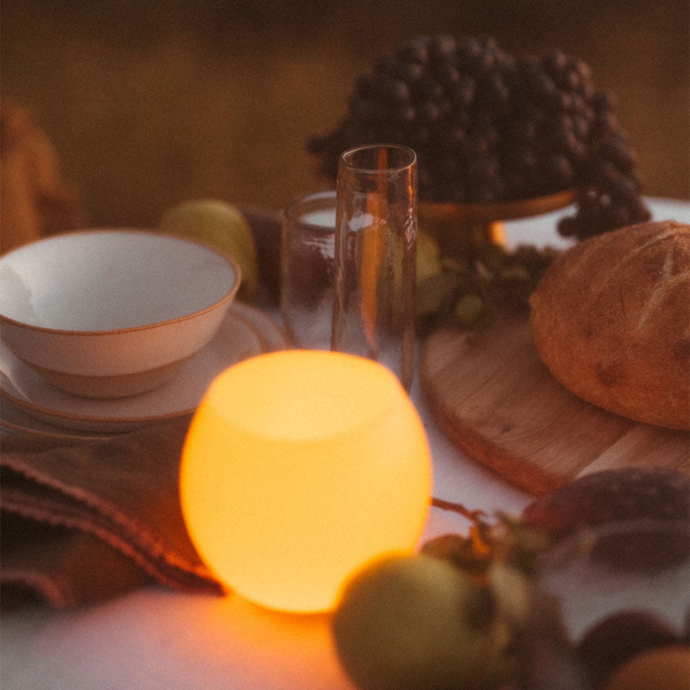 Natural Beeswax Luminary Candle Bowl - Handmade Eco-Friendly Home Decor for Relaxation, Meditation & Romantic Ambiance