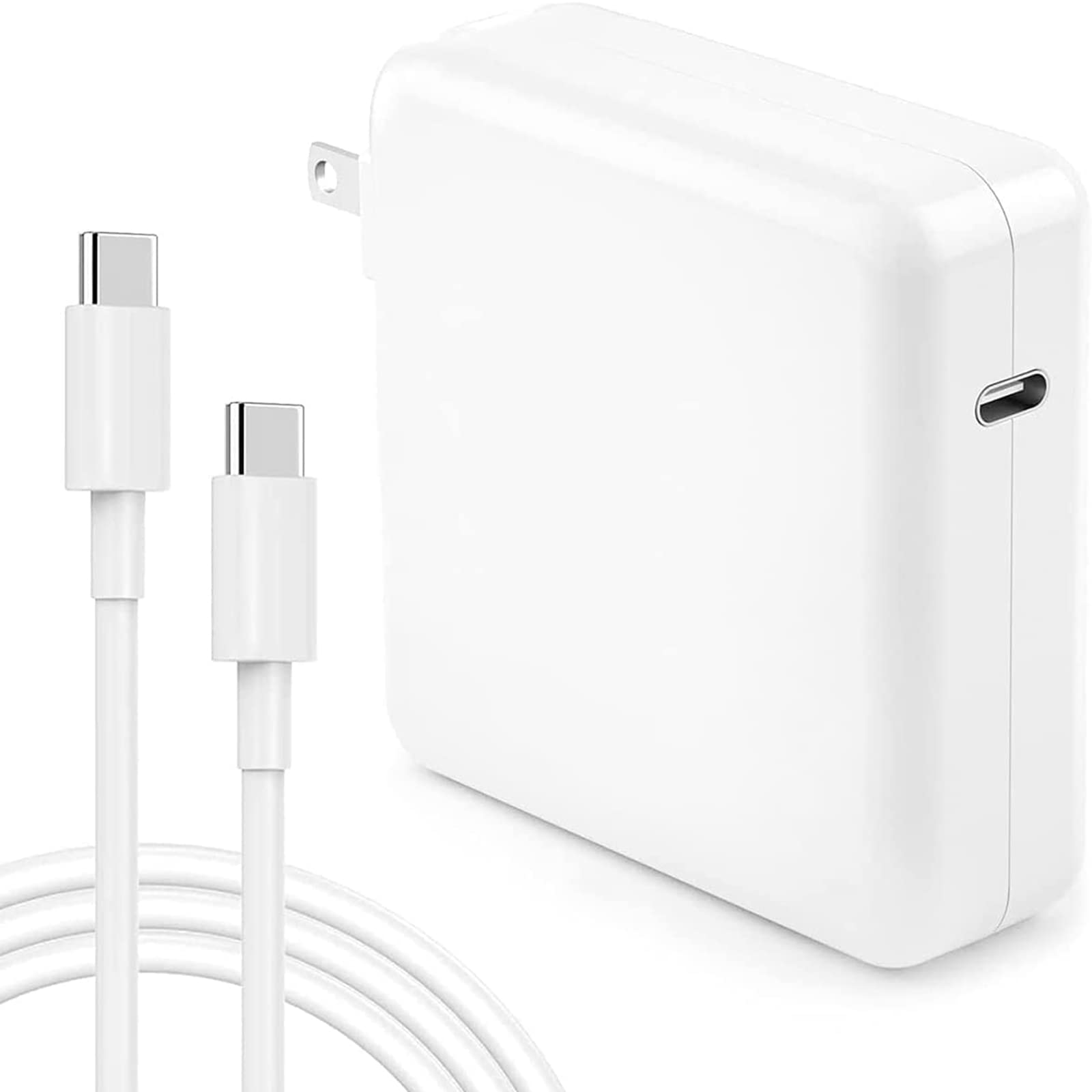 106W USB-C Laptop Charger for MacBook Pro & iPad Pro - Fast Charging Power Adapter with PD 3.0 - Perfect for Home, Office & Travel Use