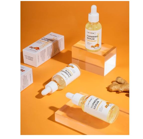 ZeroLuxury Turmeric Face & Body Serum - 30ml | Natural Skin Brightening & Radiance Booster for All Skin Types | Hydrating & Glow Enhancing Serum for Daily Skincare Routine