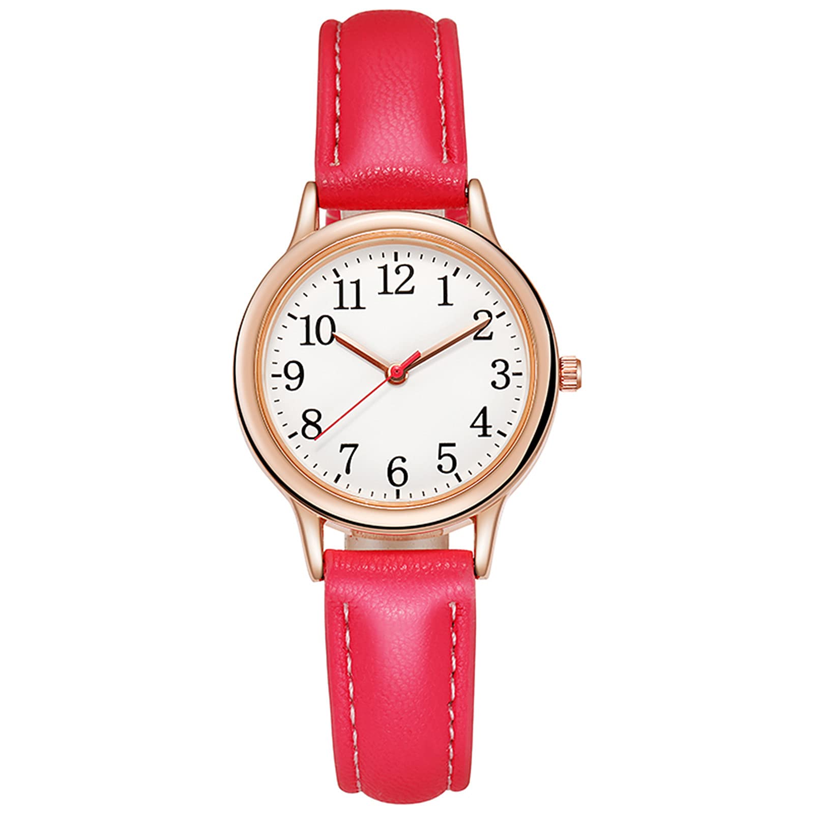 Elegant Minimalist Women's Quartz Watch - 30mm Leather Strap, Slim Dial, Fashionable Gift for Her | Perfect for Office, Date Night & Everyday Wear