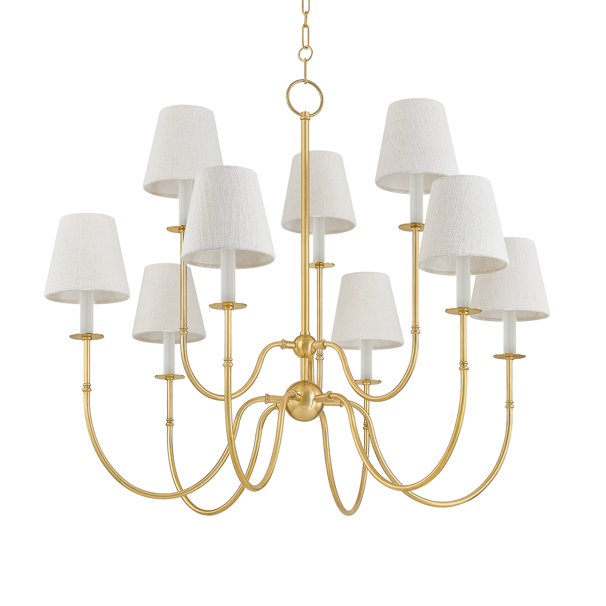 Elegant Amina Chandelier - Modern Crystal Ceiling Light Fixture for Dining Room, Living Room & Bedroom | Perfect for Home Decor & Interior Design