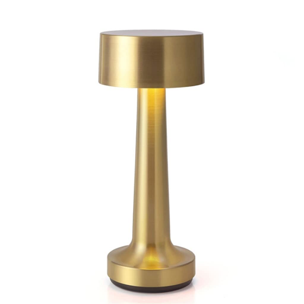 ZSP LED Crystal Table Lamp - Modern Nightstand Lamp for Bedroom & Living Room, Gold Finish - Perfect for Reading, Relaxing & Home Decor