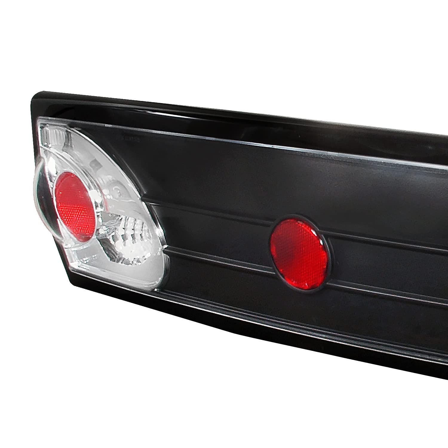 Spec-D Tuning Black Altezza Euro Tail Lights for Chevy Cavalier - 3-Piece Left & Right Pair Assembly - Upgrade Your Ride with Stylish LED Tail Lights for Night Driving & Car Shows