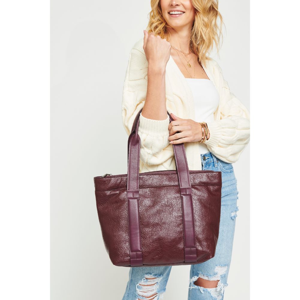 Finn Textured Tote Bag for Women - Stylish Canvas Shoulder Bag with Spacious Interior | Perfect for Work, Travel, Shopping & Beach Days