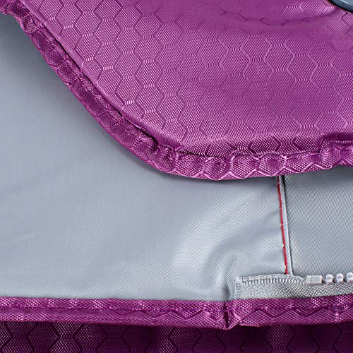 Premium 2-Zone Digital Far-Infrared Sauna Blanket with Remote Control - Detox Therapy & Anti-Aging Oxford Fabric for Home Spa Relaxation (Purple) | Perfect for Weight Loss, Muscle Recovery & Stress Relief