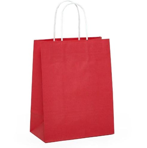 Premium Red Twist Handle Gift Bags 5.5