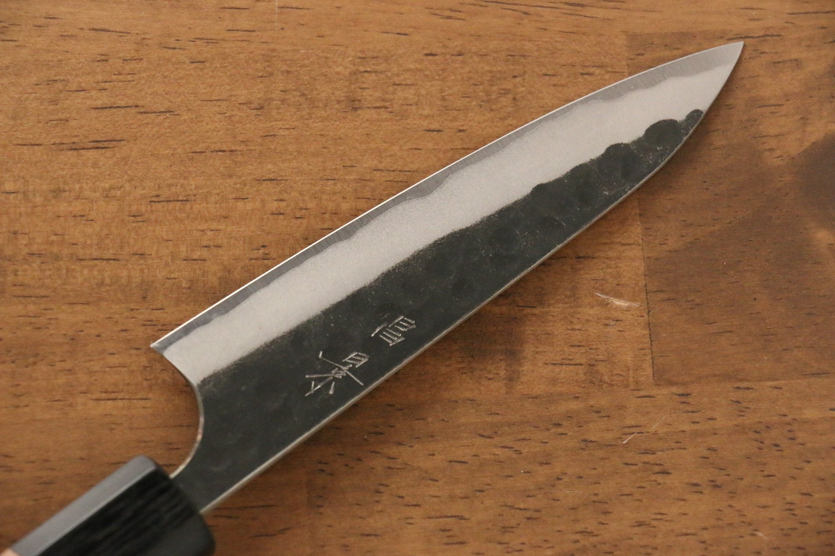 Masakage Koishi Blue Super Steel Petty Knife 120mm - Japanese Utility Knife with American Cherry Wood Handle for Slicing, Peeling & Precision Kitchen Tasks