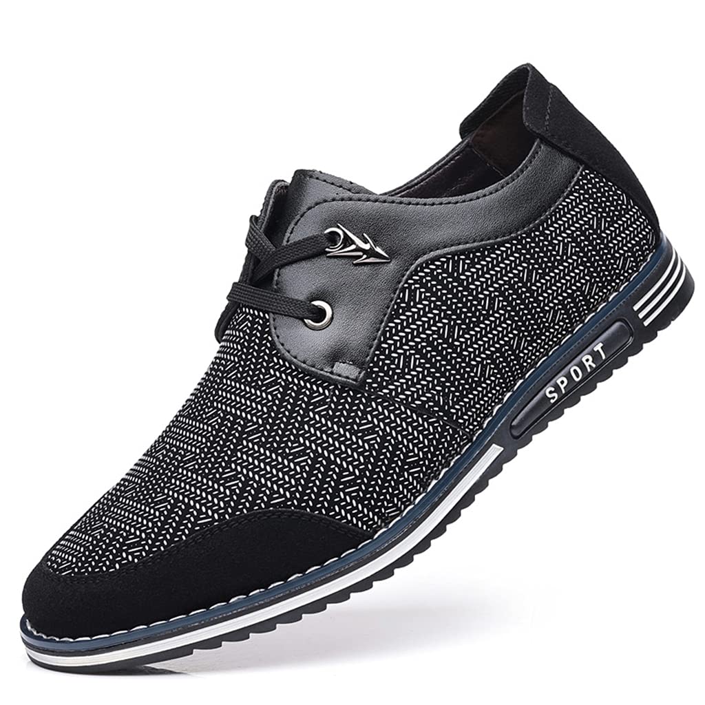 Veslesth Men's Casual Sneakers & Loafers - Comfortable Walking Shoes for Business, Office & Outdoor | Luxury Leather Driving Shoes for Men | Perfect for Work, Travel & Daily Wear