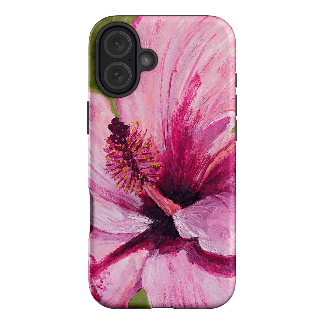 Premium Hibiscus Floral Phone Case - Trendy Protective Cover for iPhone & Samsung - Perfect for Summer, Vacations & Boho Style Lovers