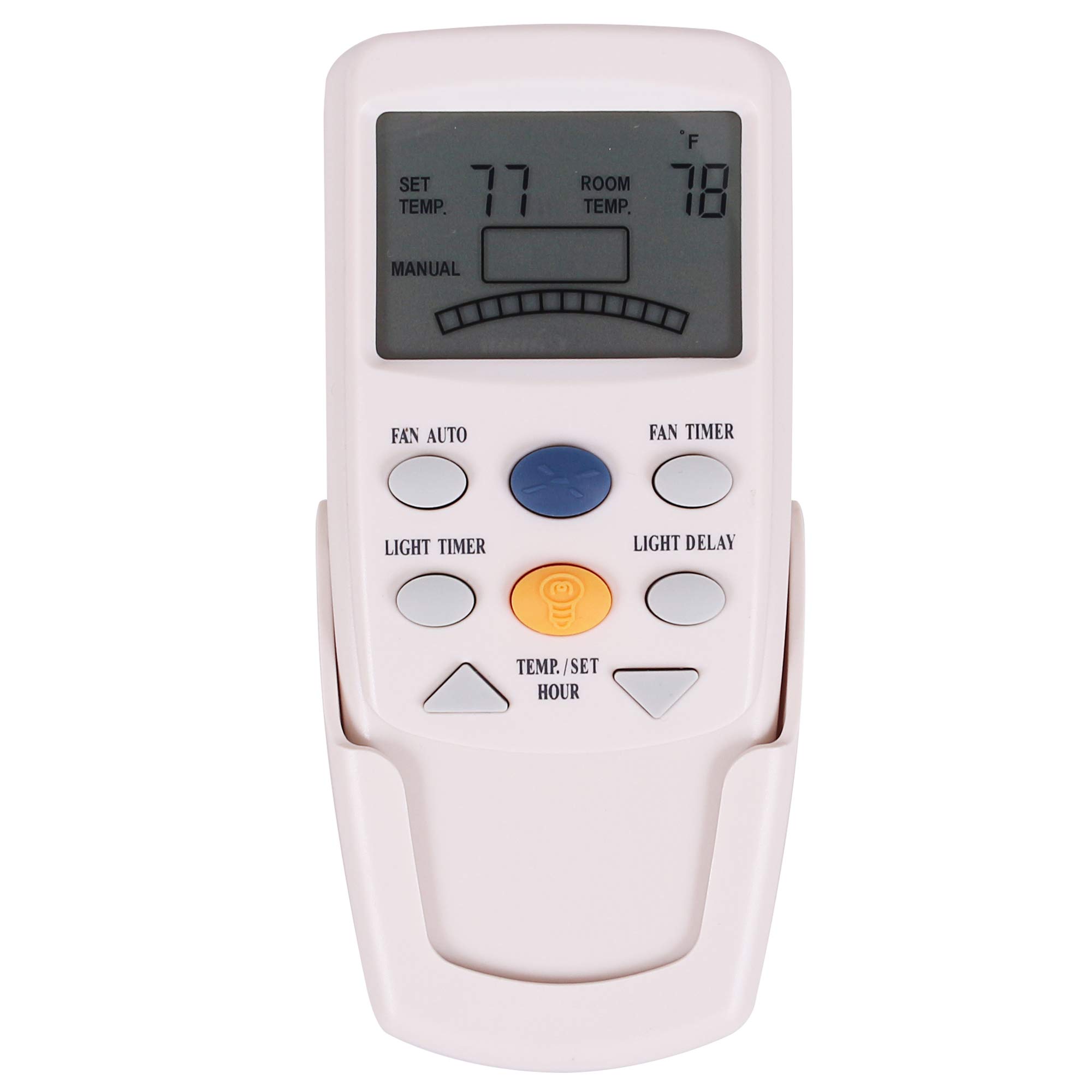 Hampton Bay FAN9T Replacement Ceiling Fan Remote Control - Thermostatic Timer Remote for Quiet Cooling & Air Circulation | Perfect for Bedroom, Living Room & Office Spaces