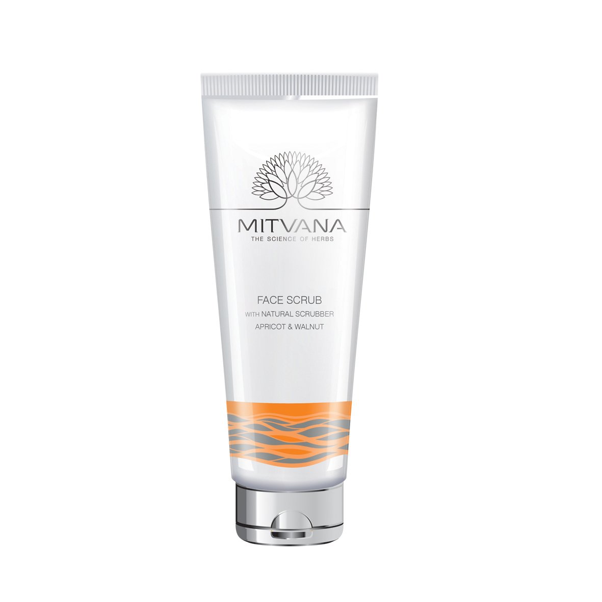 MITVANA Natural Face Scrub with Apricot & Walnut - Exfoliating Facial Cleanser for Smooth Skin - 100ml - Perfect for Daily Skincare Routine & Blackhead Removal