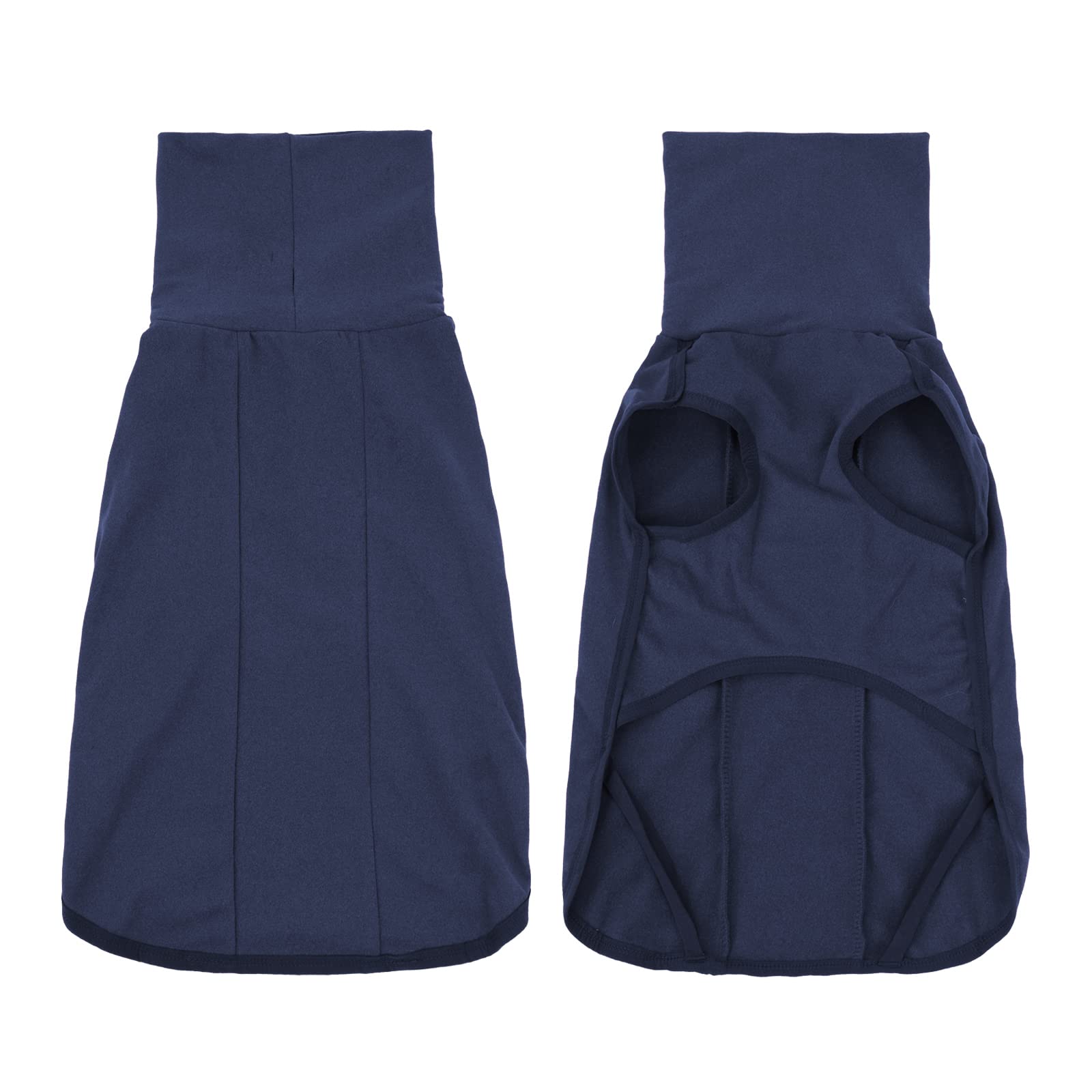 Warm Dog Sweater Pullover - Cold Weather Vest for Small Dogs, Cozy Dog Jacket for Indoor & Outdoor Use (XS, Navy Blue) - Perfect for Winter Walks & Playtime