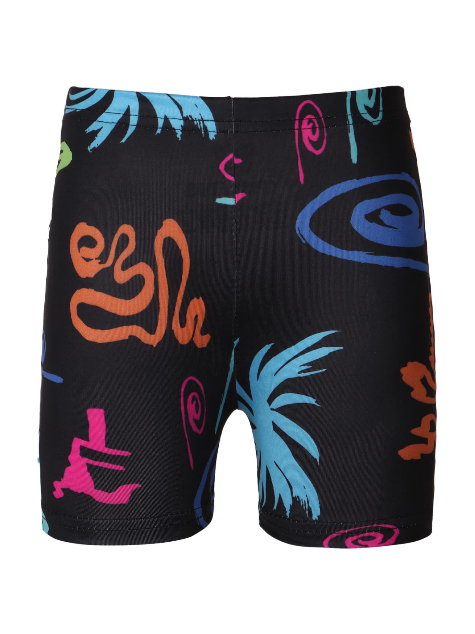 **Boys' Rash Guard Swim Shorts - Quick Dry Elastic Waist Swim Trunks for Kids, Colorful Beach Swimwear, Athletic Bathing Suit for Swimming, Surfing & Pool Play**