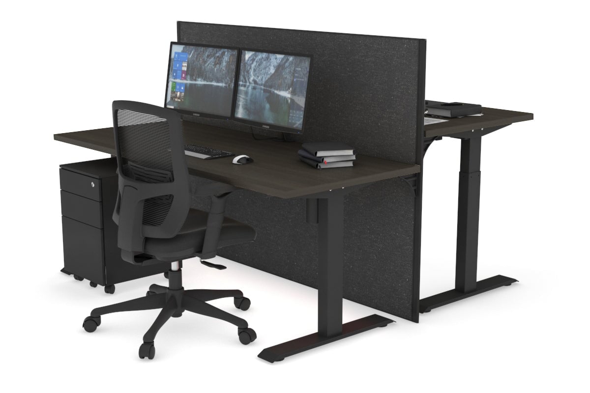 Adjustable Height 2-Person Workbench [1400L x 700W] - Perfect for Garage, Workshop & Home Office Use