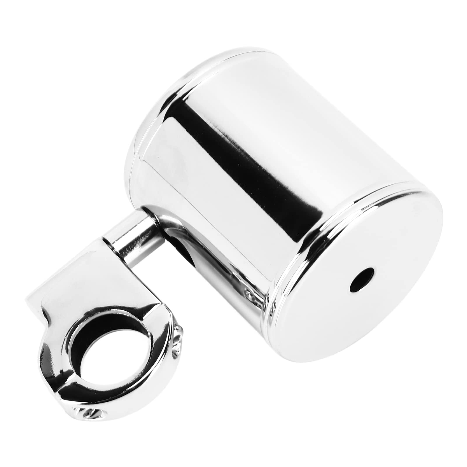 Universal Motorcycle ATV Cup Holder - Adjustable 22-32mm Handlebar Mount, Aluminum Alloy Chrome Mirror Polished - Perfect for Harley, Honda, Yamaha & Off-Road Adventures - Keep Drinks Secure While Riding