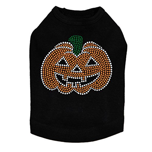 Halloween Dog Bling Shirt - XS Black for Fall & Party Fun