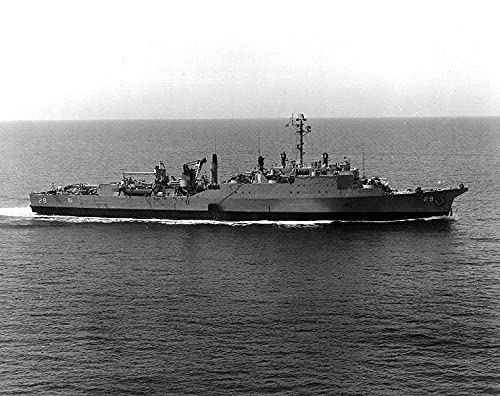 USS Plymouth Rock LSD-29 Laminated Poster 20x30 Inch - Navy Decor & Home Office Wall Art