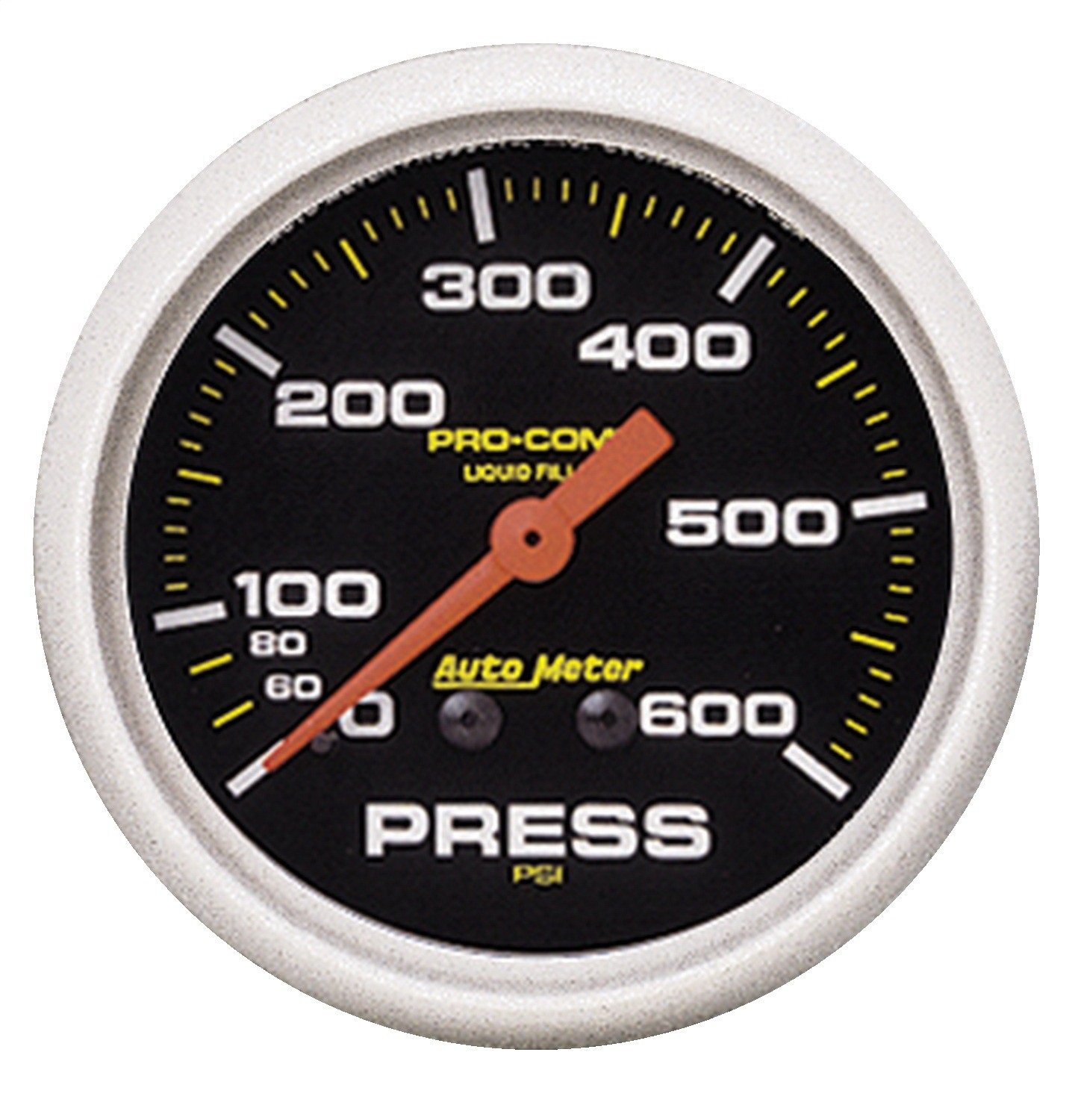 Auto Meter 5425 Pro-Comp Liquid-Filled Mechanical Pressure Gauge - 0-100 PSI, 2-1/16