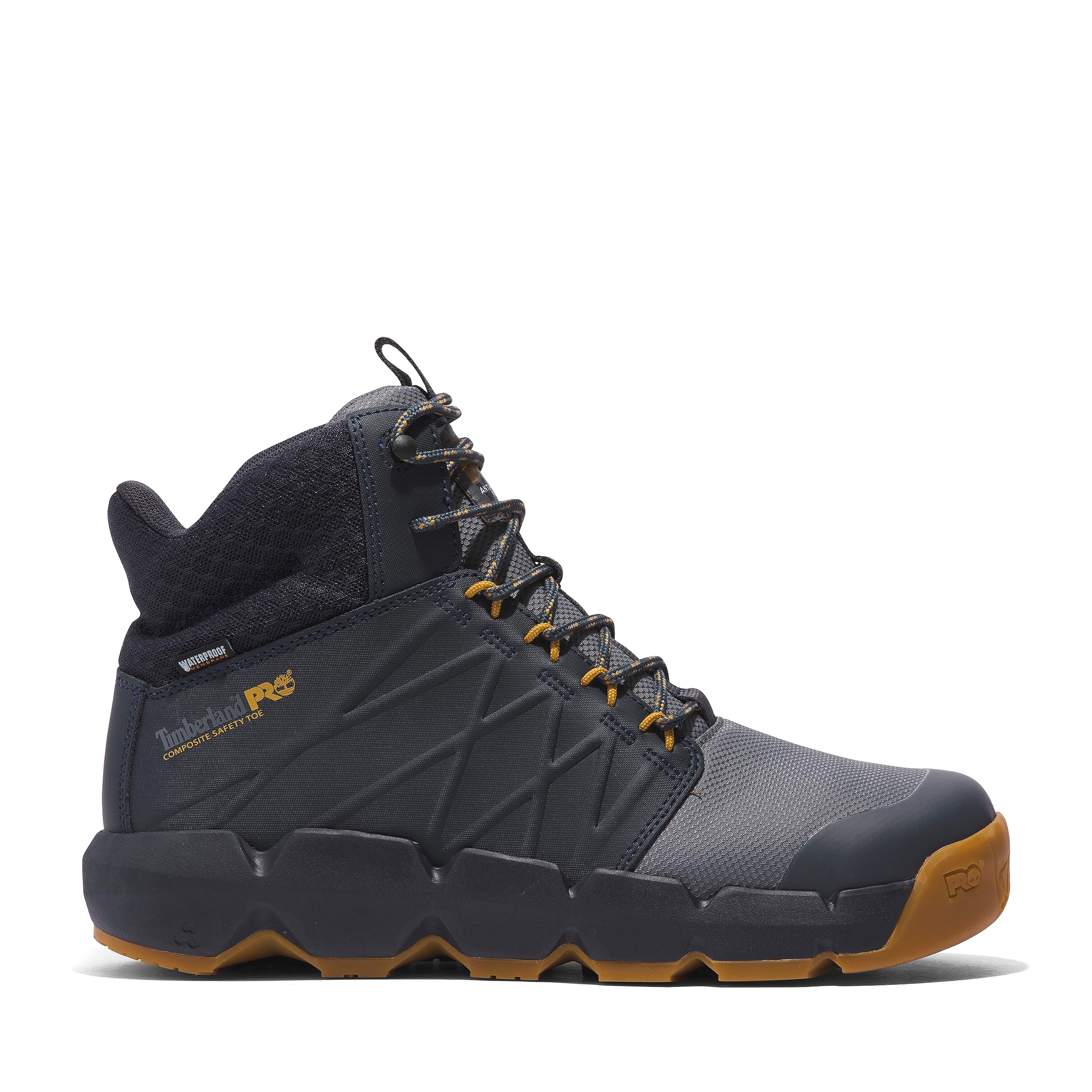 Timberland PRO Men's Morphix 6 Inch Composite Safety Toe Waterproof Work Boots - Industrial & Casual Sneaker Boot for Construction, Hiking & Outdoor Activities