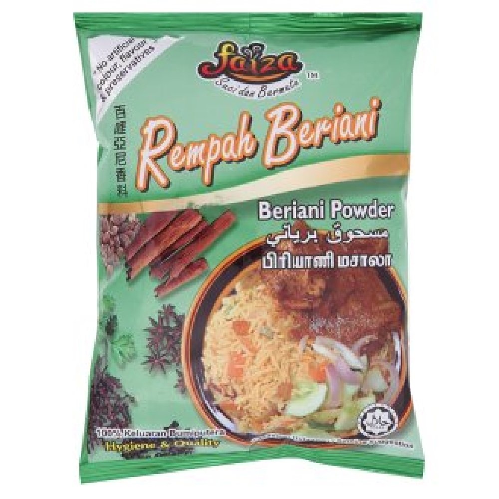 Premium Faiza Powder 220g (6 Pack) - Authentic Biryani Spice Mix for Flavorful Rice Dishes | Perfect for Home Cooking, Parties & Indian Cuisine Lovers
