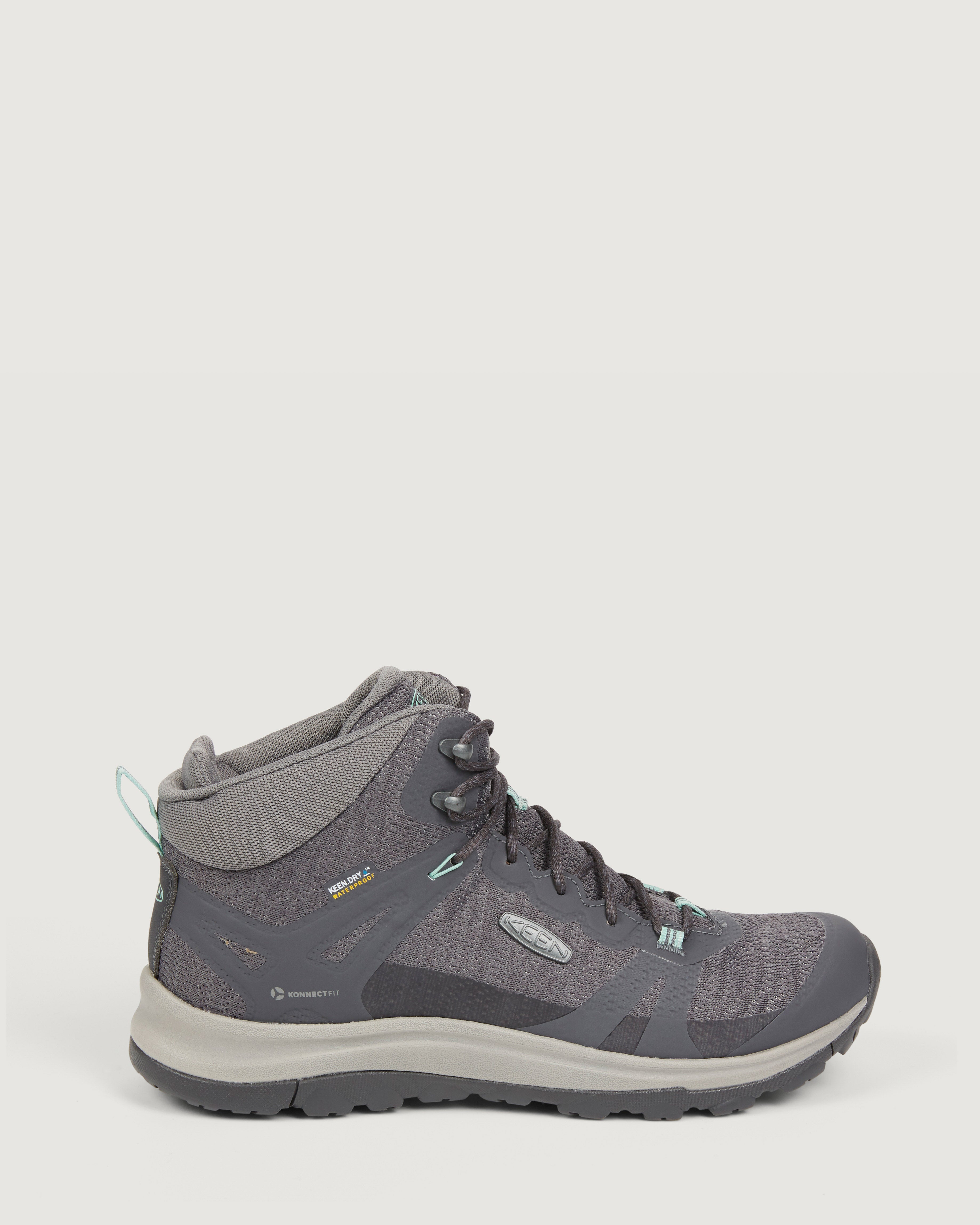 Keen Terradora II Women's Waterproof Hiking Boots - Lightweight & Durable for Outdoor Adventures - Magnet/Ocean Wave Color - Perfect for Trail Hiking, Camping & Mountain Climbing