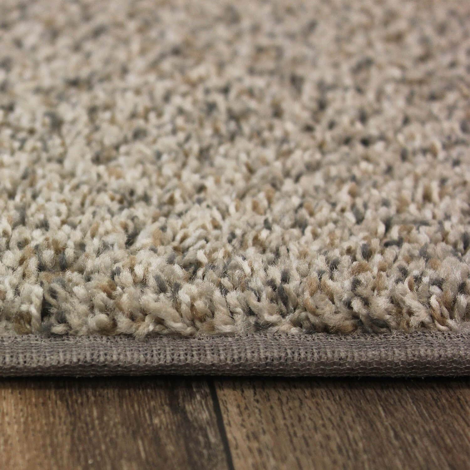 Premium KOECKRITZ Carbon Crystals Custom Cut 8x8 Frieze Indoor Area Rug - Soft Modern Carpet for Living Room, Bedroom & Home Decor
