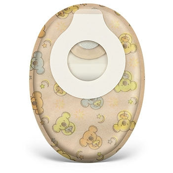 ConvaTec Little Ones Two Piece Closed End Ostomy Pouch, 1/5 to 1 1/4 Inch Cut-to-Fit, 6L Capacity (10-Pack) - Ideal for Pediatric Ostomy Care and Comfortable Daily Use