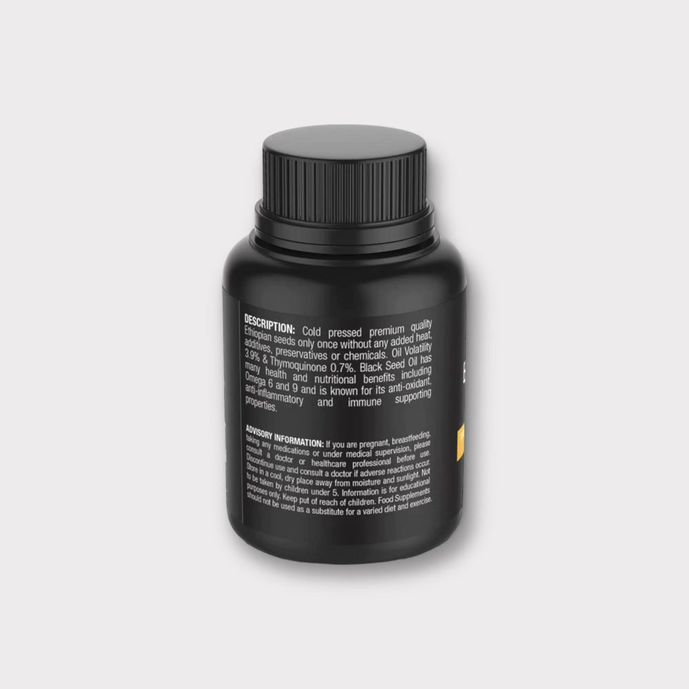 Premium Black Seed Oil Softgels - 1000mg Cold-Pressed Nigella Sativa Supplement for Immune Support & Wellness - Perfect for Daily Health Routine & Natural Remedies