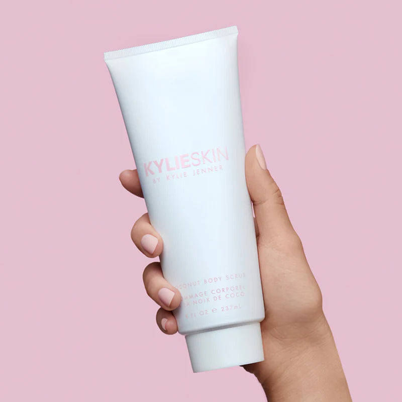 Kylie Cosmetics Coconut Body Scrub - Natural Exfoliator for Smooth & Glowing Skin | Perfect for Spa Day & At-Home Skincare Routine