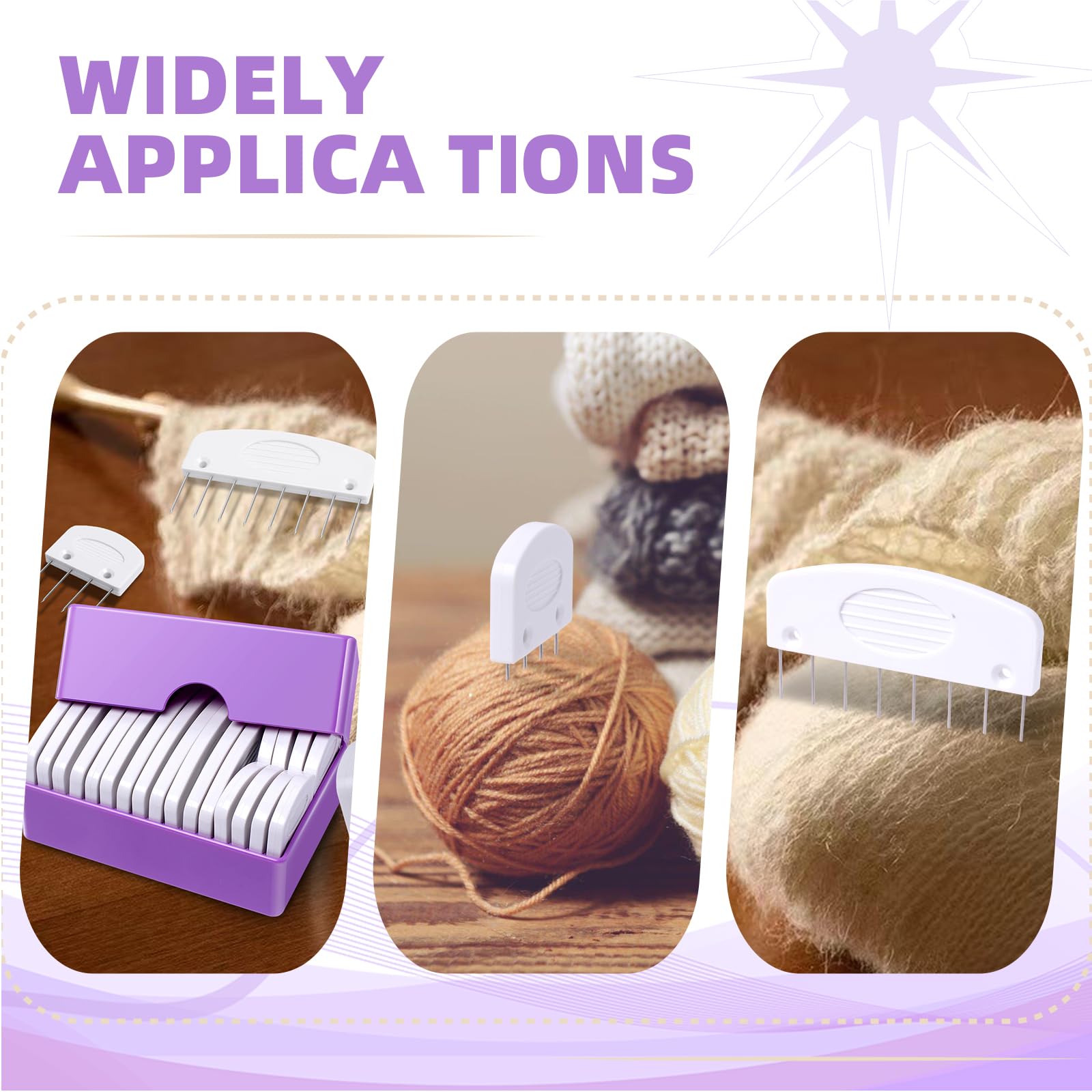 20Pcs Knit Blocking Pins Kit for Knitting & Crochet Projects - Perfect for Blocking Mats