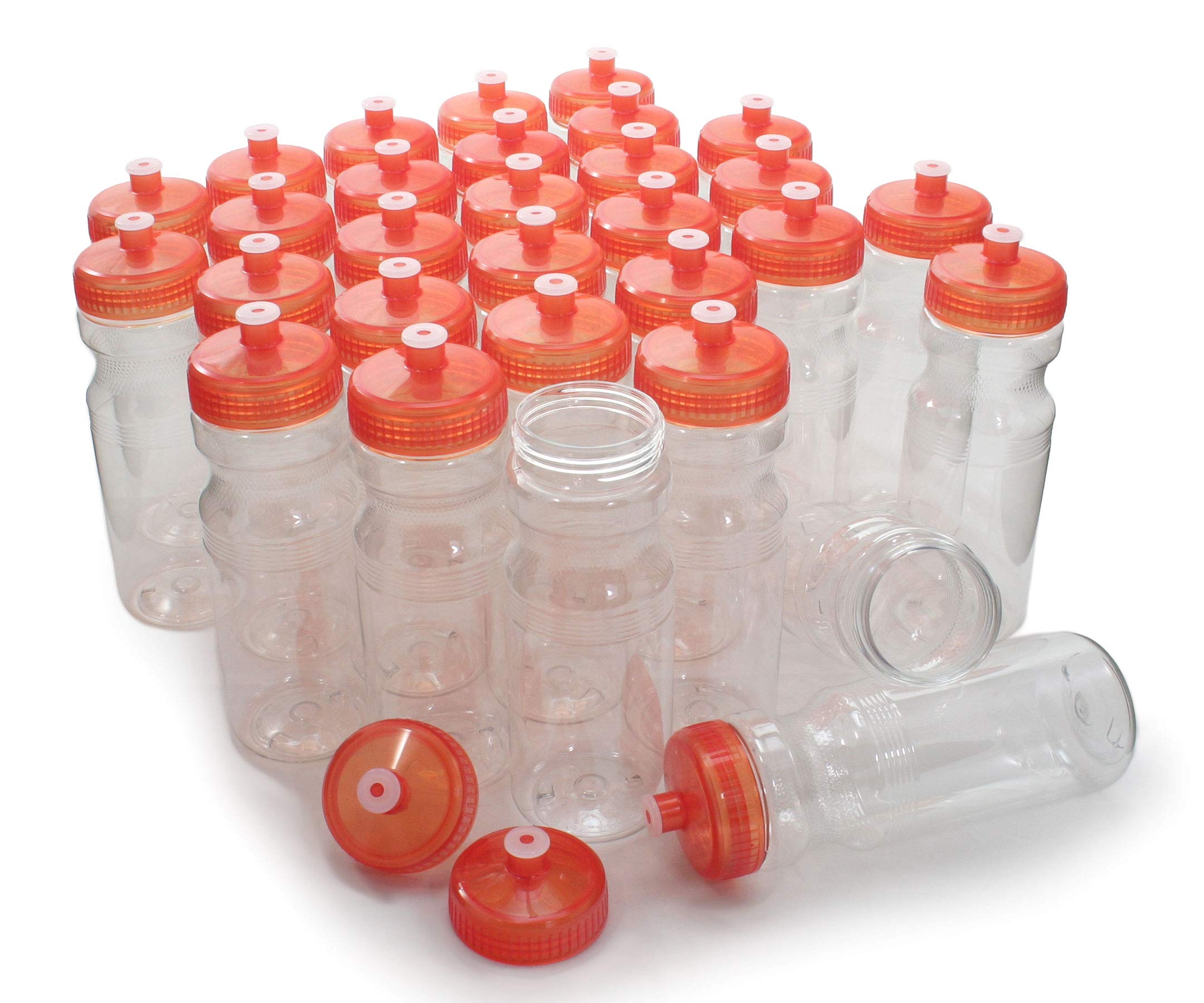BPA-Free 24oz Rolling Sands Water Bottles - 30 Pack Bulk Hydration for Gym, Office & Outdoor Activities | Made in USA
