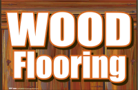 Vinyl Window Sign for Wood Flooring - Durable & Weatherproof Decal for Storefronts, Offices & Home Decor