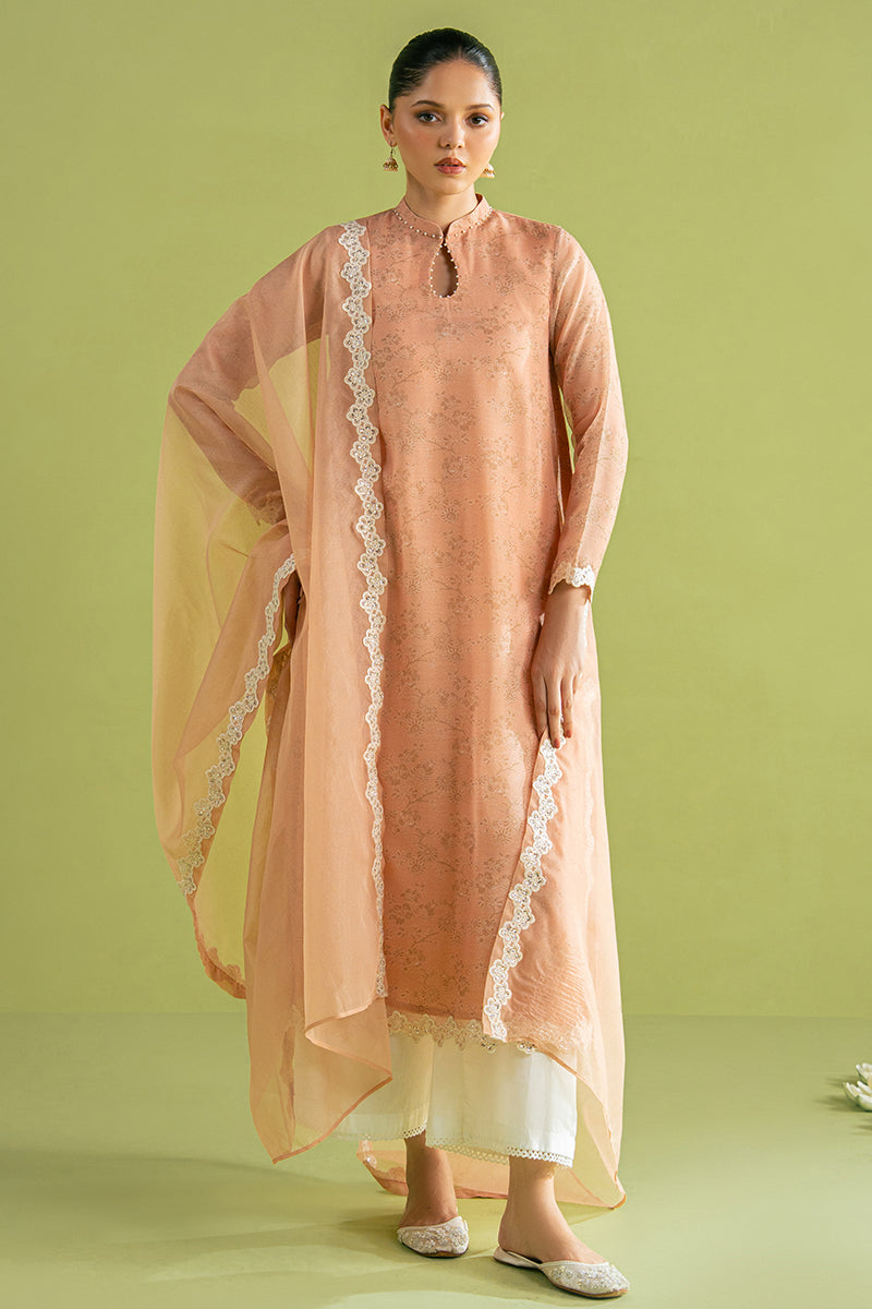 Elegant CAMEO ROSE 2-Piece Set (Shirt & Dupatta) for Women - Perfect for Weddings, Parties & Festive Occasions