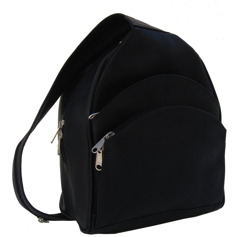 Stylish Black Sling Backpack - Adjustable One Size Crossbody Bag for Travel, Hiking & Daily Commute