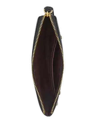 Coach Corner Zip Wristlet with Crystal Accents - Stylish Crossbody Wallet for Women | Perfect for Parties, Date Nights & Everyday Use