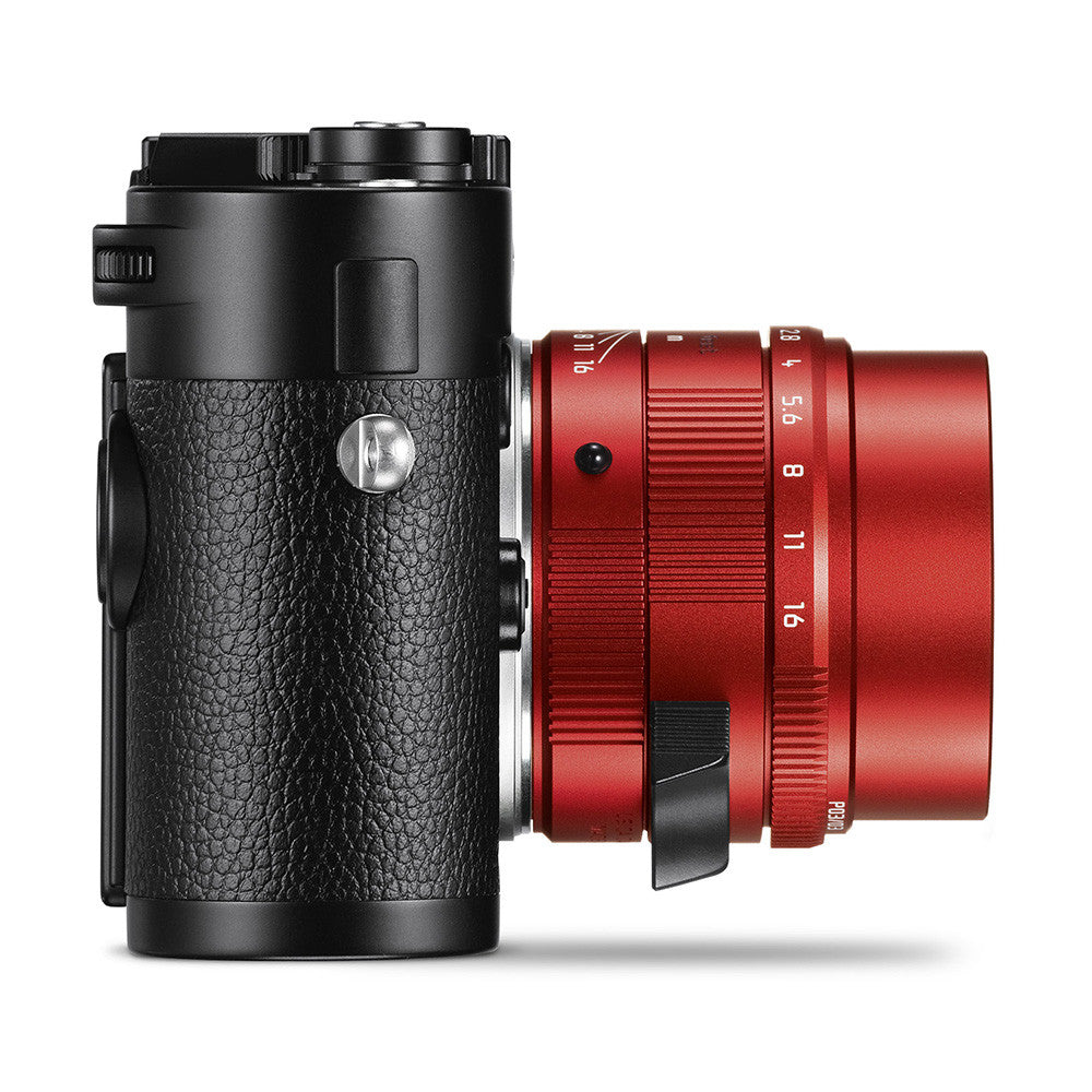 Leica APO Summicron M 50mm f/2.0 ASPH Lens - Red Anodized Finish for Professional Photography & Street Shooting