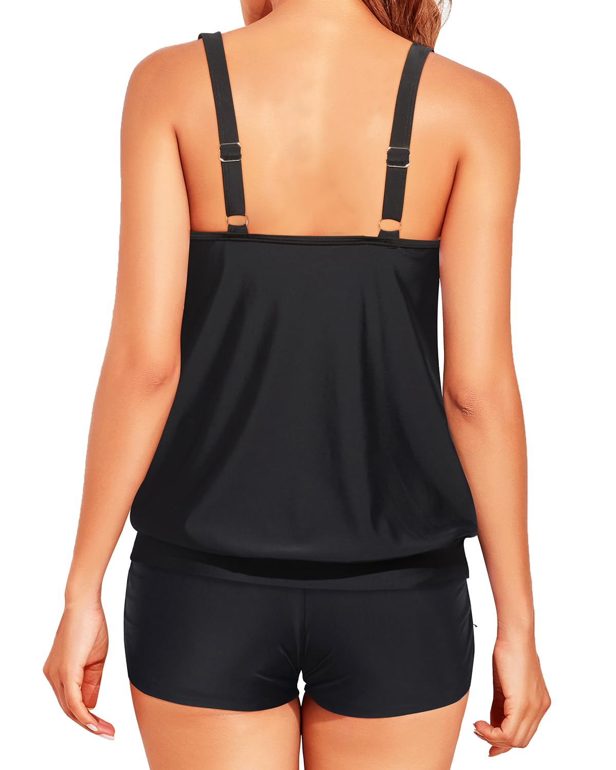 Daci Women's 2-Piece Tankini Swimsuit Set - Tummy Control Bathing Suit Top with Shorts | High Waist Swimwear for Women | Perfect for Beach, Pool & Summer Vacations 2025