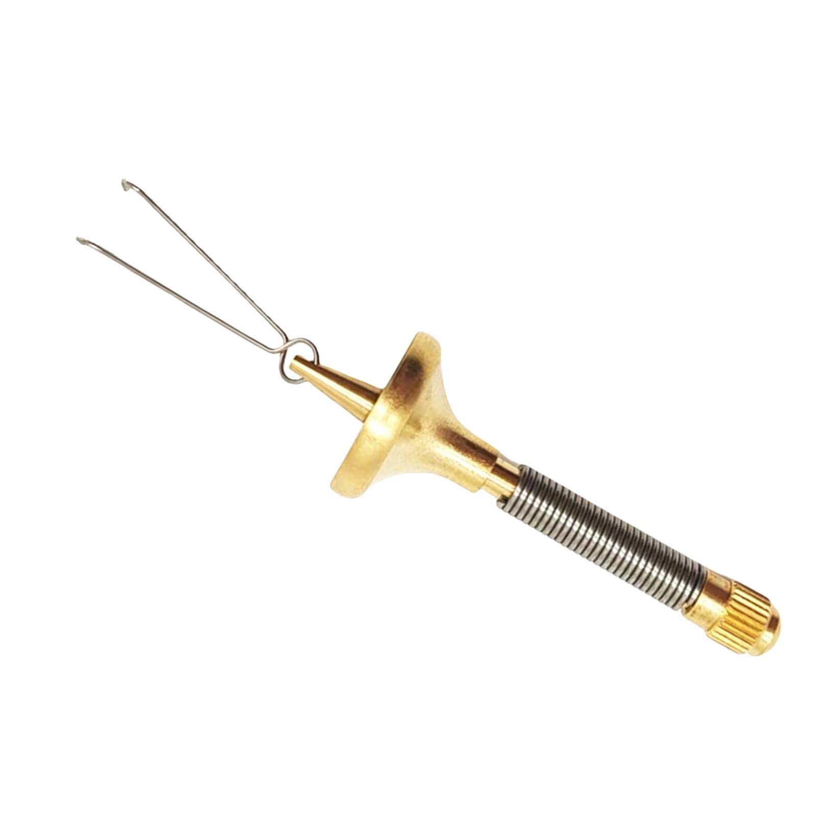 Menolana Fly Tying Kit - Portable Brass Fly Tying Vise & Bobbin Tool Set for Fly Fishing Accessories | Perfect for DIY Fly Tying at Home or On-the-Go Fishing Trips
