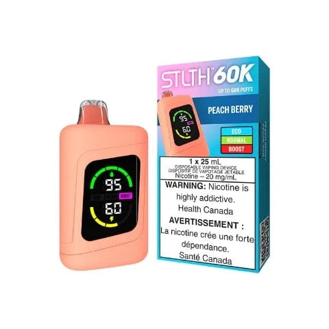 STLTH 60K Disposable Vape - 60000 Puffs & 25mL E-Liquid Capacity - Long-Lasting Flavored Vape Pen for All-Day Use | Perfect for Travel, Parties, and On-the-Go Vaping