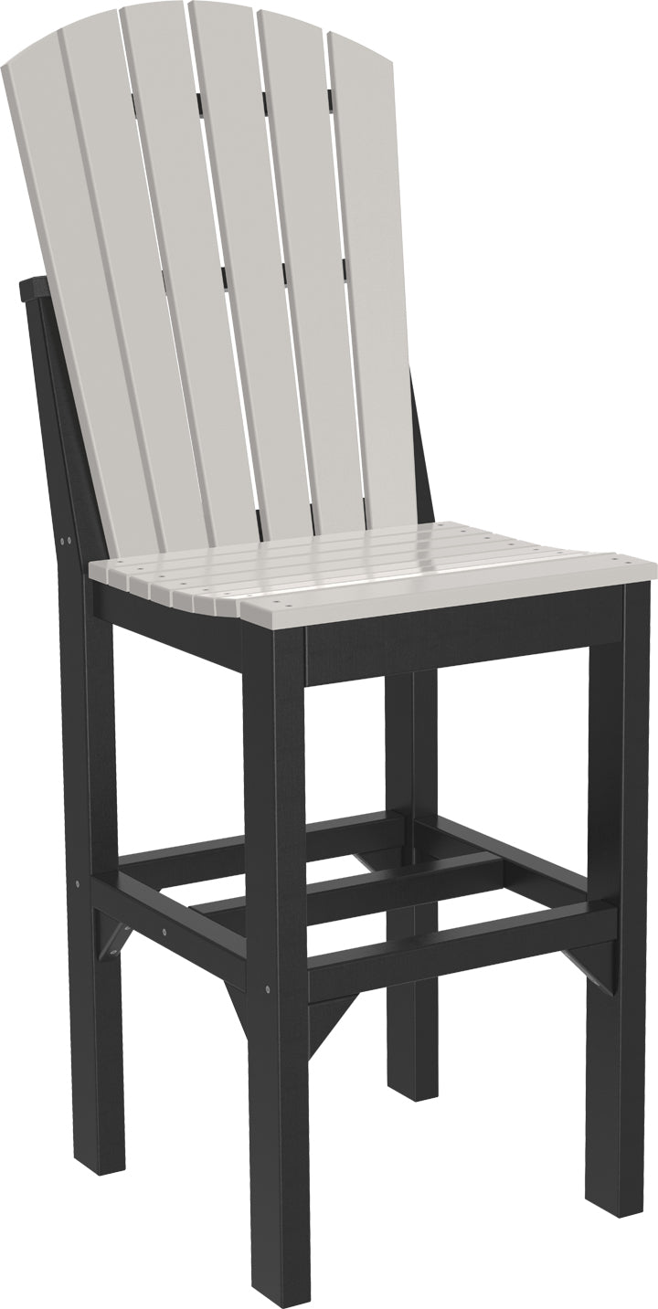 Premium Adirondack Bar Height Side Chair - Outdoor Patio, Deck, and Garden Seating - Durable & Weather-Resistant for Backyard, Poolside, and Porch Relaxation