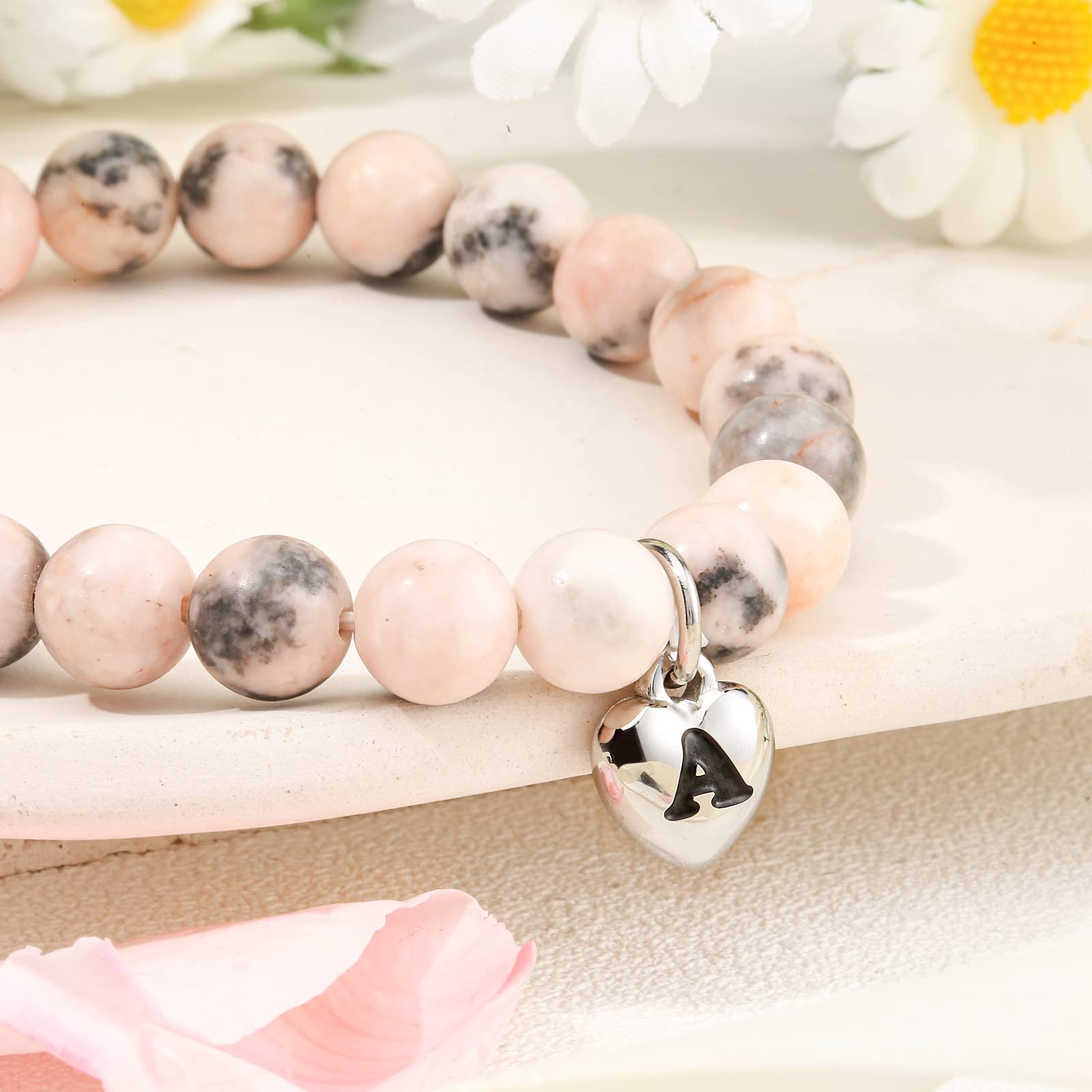Jewelry & Card Bracelets for Women & Teen Girls - Beaded Inspirational Heart Bracelets, Perfect Easter Birthday Gifts for Daughter, Niece, Sister, Best Friend - Ideal for Daily Wear, Special Occasions & Thoughtful Surprises