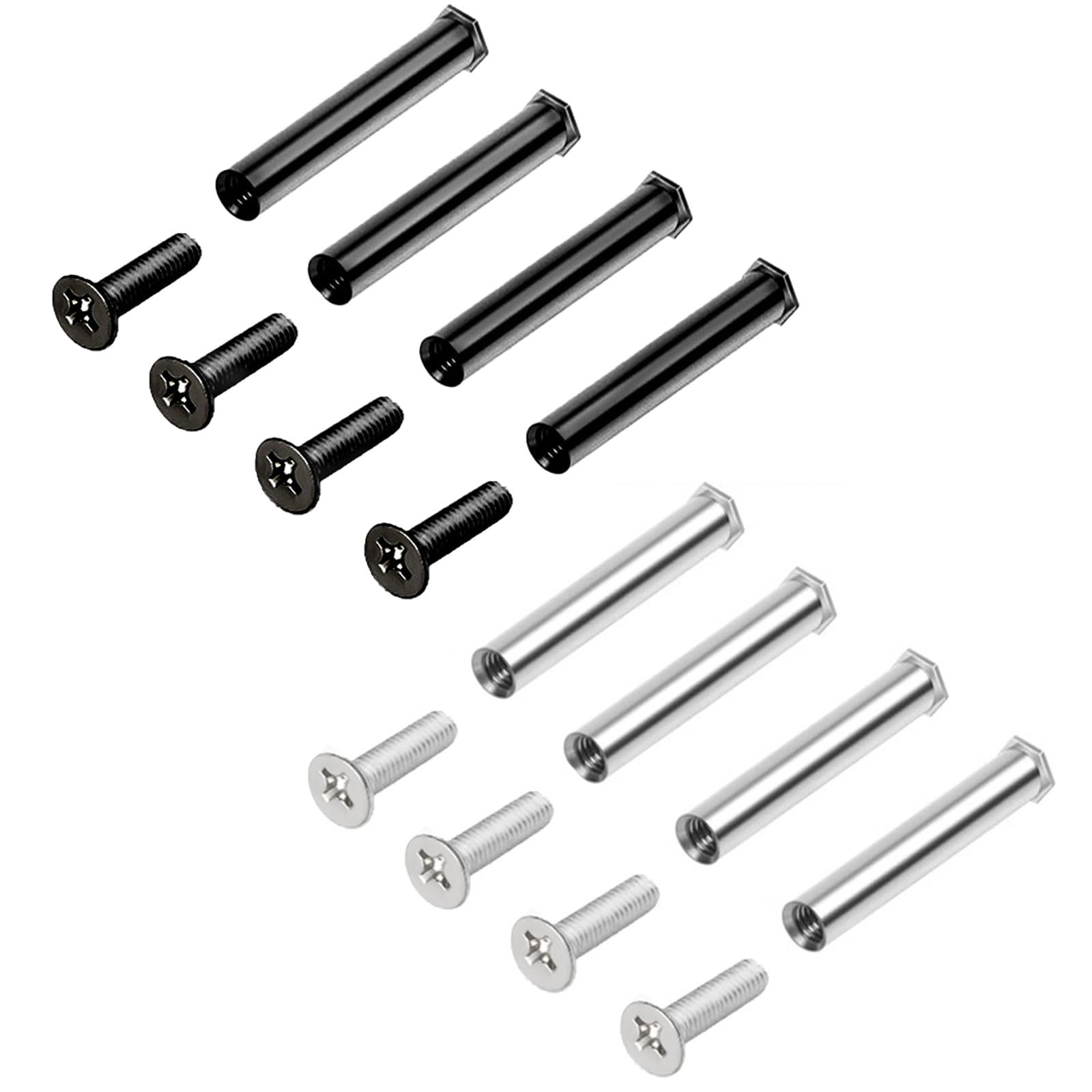 CYILPR 4-Pack 25mm Computer Fan Screws - Secure & Stable Cooling Fan Mounting Screws for PC Case, CPU Cooler, and Gaming Rig Cooling Systems