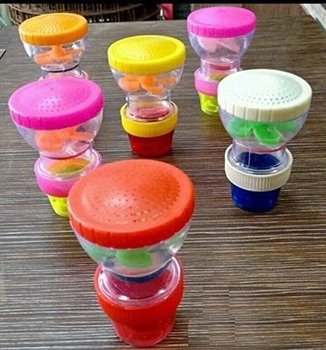 Mini Shower Head for Kitchen and Bathroom Tap - Plastic Water Saving Sprinkler Set of 4 - Perfect for Washing Dishes, Pets, and Garden Plants