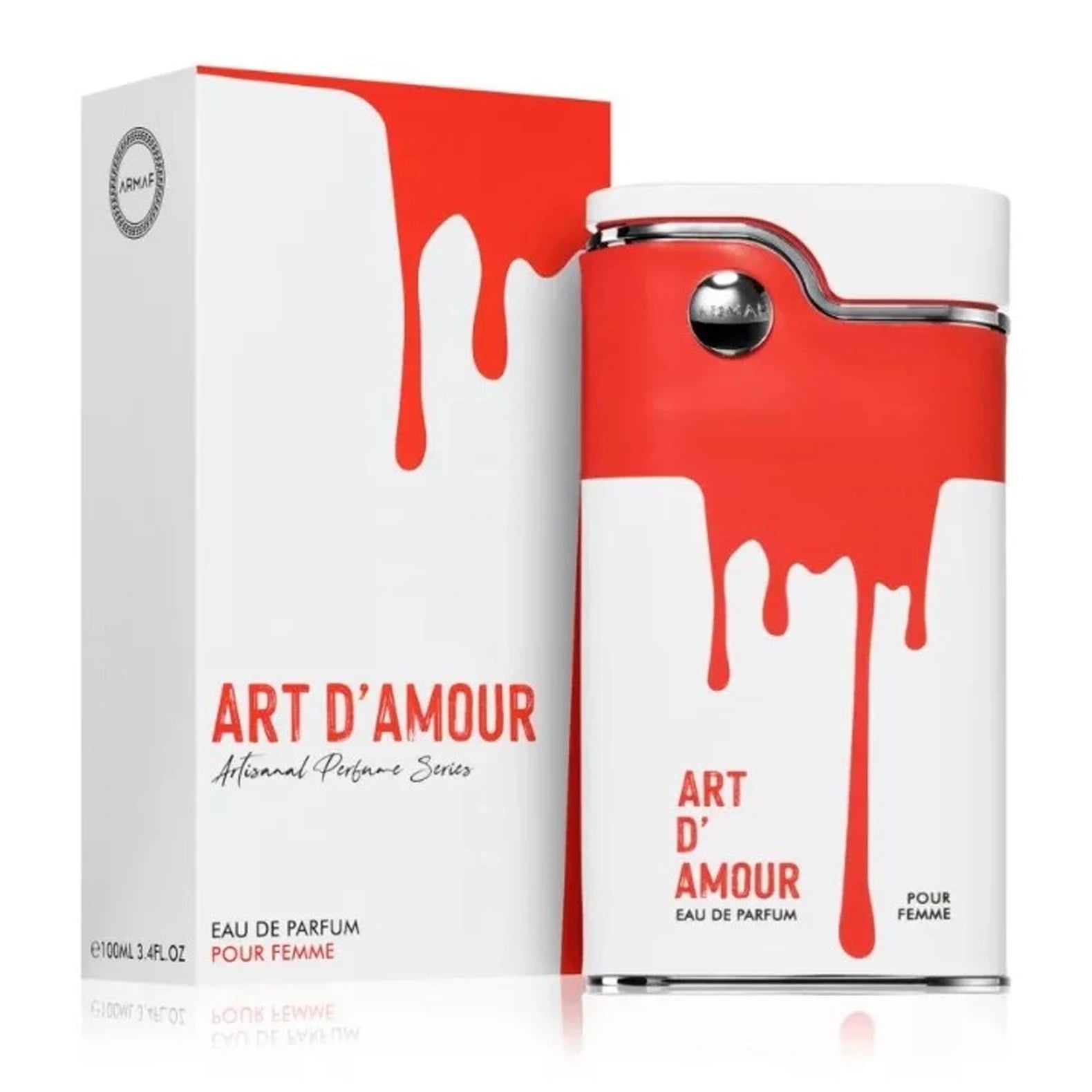 Art D'Amour 3.4 oz Eau de Parfum for Women - Floral Fragrance Perfume Spray, Long-Lasting Luxury Scent for Date Night & Special Occasions