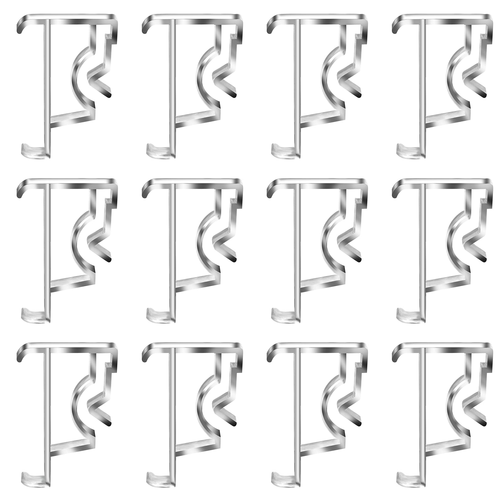 12 Pcs Clear 2
