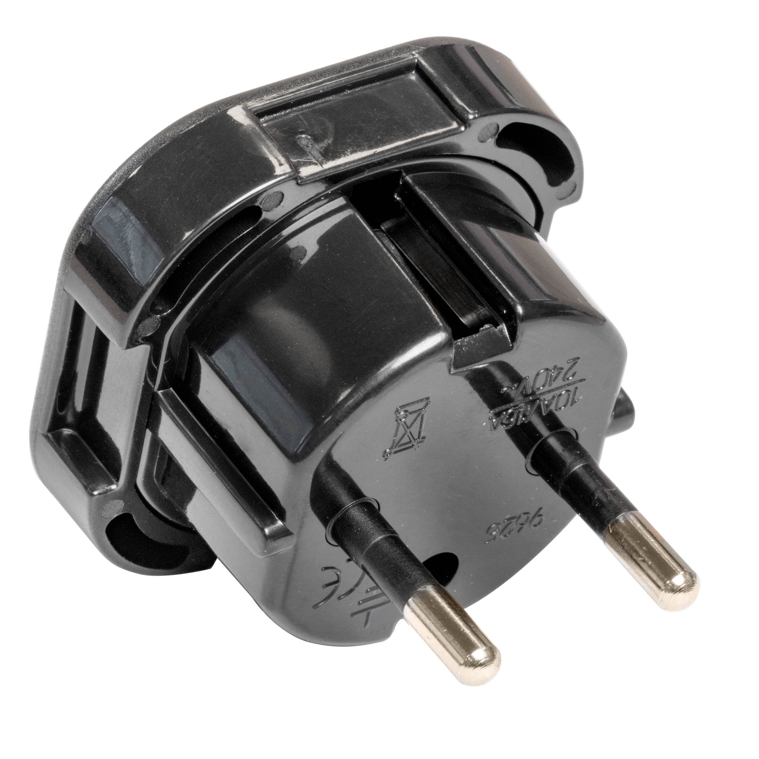 UK to EU Travel Adapter - 3 Pin to 2 Pin Plug Converter for Europe - Perfect for Charging Phones, Laptops & Devices While Traveling in France, Germany, Italy