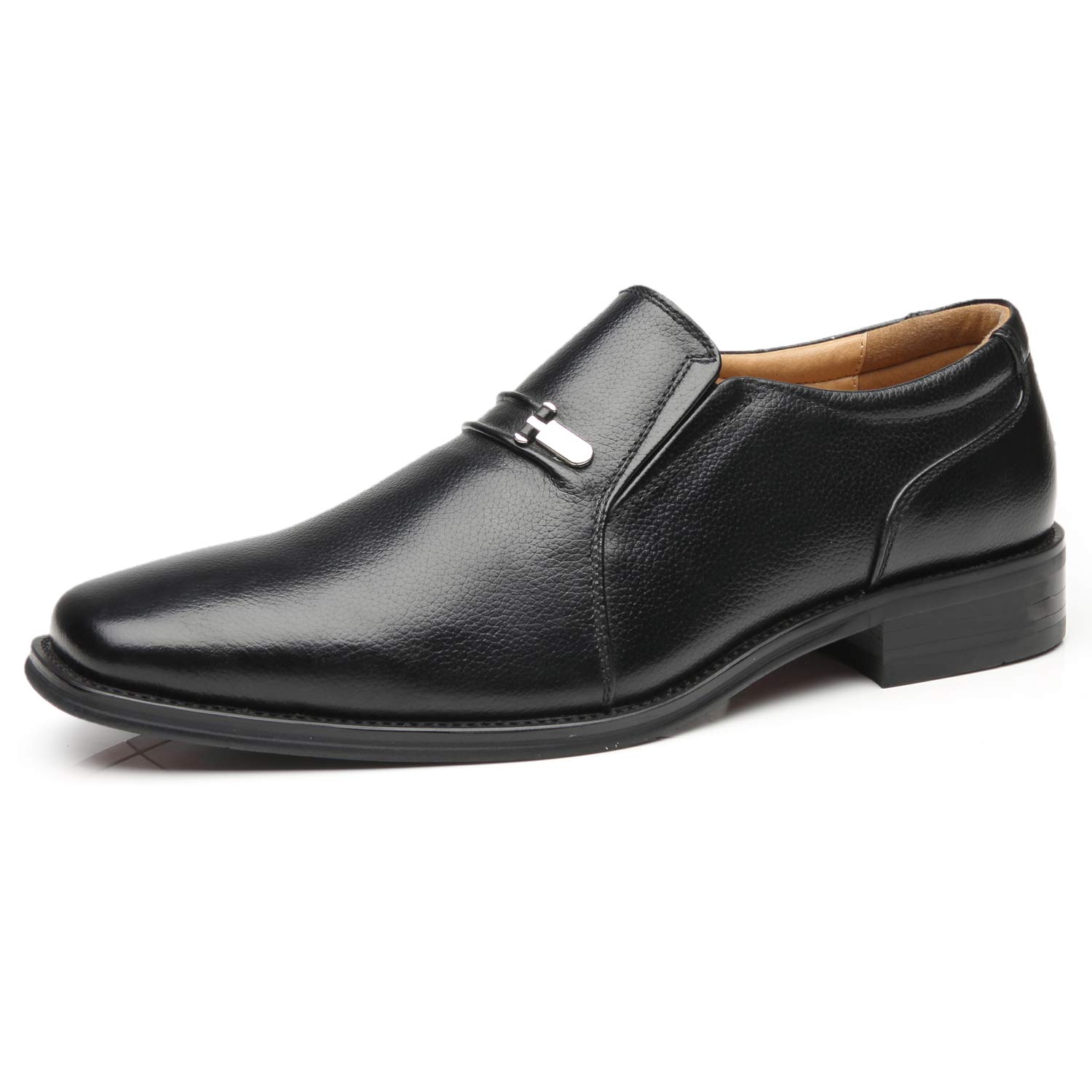 Men's Leather Slip On Loafers - Comfortable Business Casual Dress Shoes for Work & Office | Classic Style for Professional & Formal Occasions